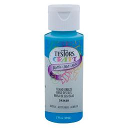 Click here to learn more about the Testor Corp. Testors 2oz Acrylic Craft Paint - Matte Island.
