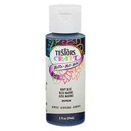 Click here to learn more about the Testor Corp. Testors 2oz Acrylic Craft Paint - Matte Navy Blue.