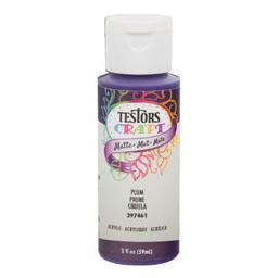 Click here to learn more about the Testor Corp. Testors 2oz Acrylic Craft Paint - Matte Plum.