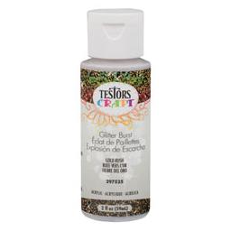 Click here to learn more about the Testor Corp. Testors 2oz Acrylic Craft Paint - Gold Glitter.