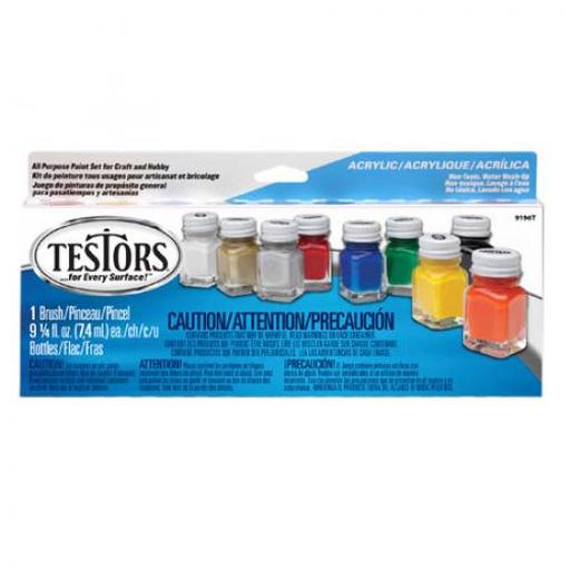 Testor Corp. Acrylic Value Finishing Kit
