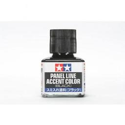 Click here to learn more about the Tamiya America, Inc Panel Line Accent Color 40ml, Black.