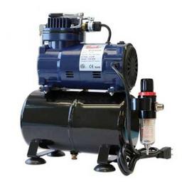 Click here to learn more about the Paasche Airbrush Company Diaphragm Compressor with Tank & Regulator.