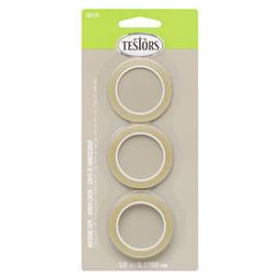 Click here to learn more about the Testor Corp. Masking Tape (1/4", 1/8", 1/16") Gray Carded 6pk.