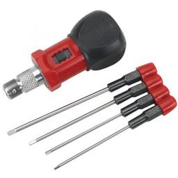Click here to learn more about the Dynamite 4-Piece Standard Hex Wrench Set with Handle.