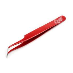 Click here to learn more about the Excel Hobby Blade Corp Slant Point Tweezers, Red.