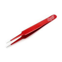 Click here to learn more about the Excel Hobby Blade Corp Straight Point Tweezers, Red.
