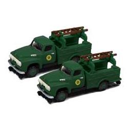 Click here to learn more about the Classic Metal Works N 1954 Ford Hi-Rail Railroad Truck, SOU (2).