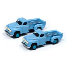 Click here to learn more about the Classic Metal Works N 1955 Chevy Pickup, Mariner Blue (2).