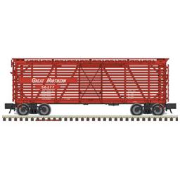 Click here to learn more about the Atlas O, LLC O Trainman 40'' Stock Car, GN.