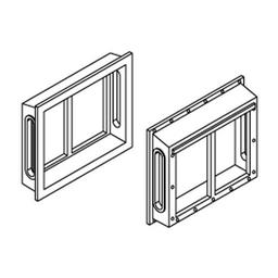Click here to learn more about the Athearn HO All-Weather Window Set, 2 Pane/Shallow/Angle(6).