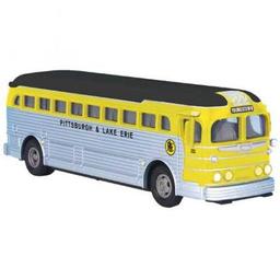Click here to learn more about the M.T.H. Electric Trains O Die-cast Bus, P&LE.