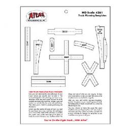 Click here to learn more about the Atlas Model Railroad HO Track Planning Templates.