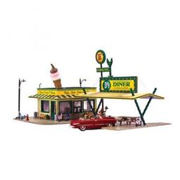 Click here to learn more about the Woodland Scenics N KIT D''s Diner.