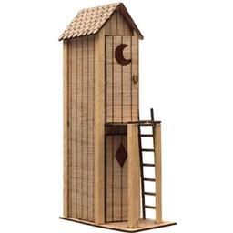 Click here to learn more about the Atlas Model Railroad HO Laser Cut KIT Double Duty 2-Story Outhouse.