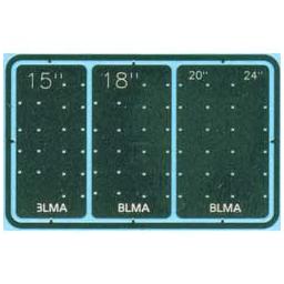 Click here to learn more about the BLMA MODELS N Grab Iron Drill Templates, 4 Sizes.