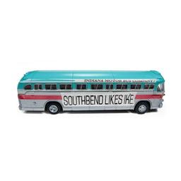 Click here to learn more about the Classic Metal Works HO PD4103 Intercity Bus, Eisenhower Campaign.