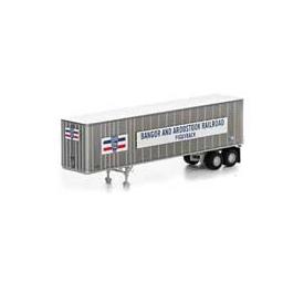 Click here to learn more about the Athearn N 40'' Exterior Post Trailer, BAR #201005.