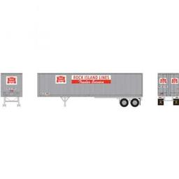 Click here to learn more about the Athearn N 40'' Fruehauf Z-Van Smooth Trailer, RI #20-7490.
