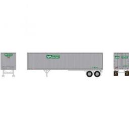 Click here to learn more about the Athearn N 40'' Fruehauf Z-Van Smooth Trailer, VTR #207650.