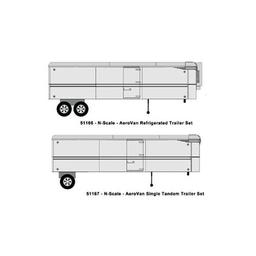 Click here to learn more about the Classic Metal Works N Aerovan Trailer Reefer Set, Undecorated (2).