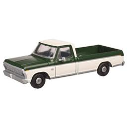 Click here to learn more about the Atlas O, LLC O Ford F-100 Pickup, Mallard Green/Wimbledon White.
