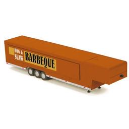 Click here to learn more about the M.T.H. Electric Trains O Vendor Trailer, Billy Ray''s Bar-B-Que.