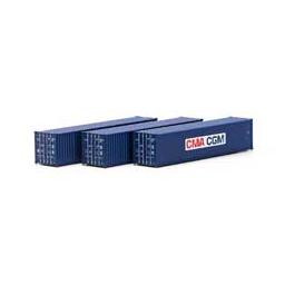 Click here to learn more about the Athearn N 40'' Low-Cube Container, CMA-CGM.