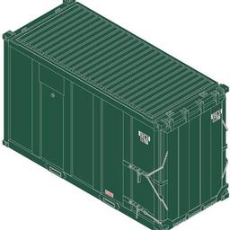 Click here to learn more about the Atlas Model Railroad N Trainman 20'' Hi-Cube MSW Container, USWX #5 (4).
