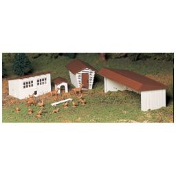 Click here to learn more about the Bachmann Industries O Snap KIT Farm Out Buildings.