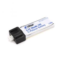 Click here to learn more about the E-flite 70mAh 1S 3.7V 14C LiPo Battery.