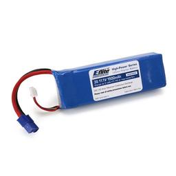 Click here to learn more about the E-flite 1500mAh 3S 11.1V 20C LiPo, 13AWG EC3.