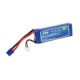 Click here to learn more about the E-flite 2200mAh 3S 11.1V 30C LiPo, 13AWG EC3.