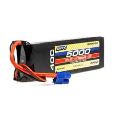 Click here to learn more about the ONYX 5000mAh 3S 11.1V 40C LiPo, EC3, LED.