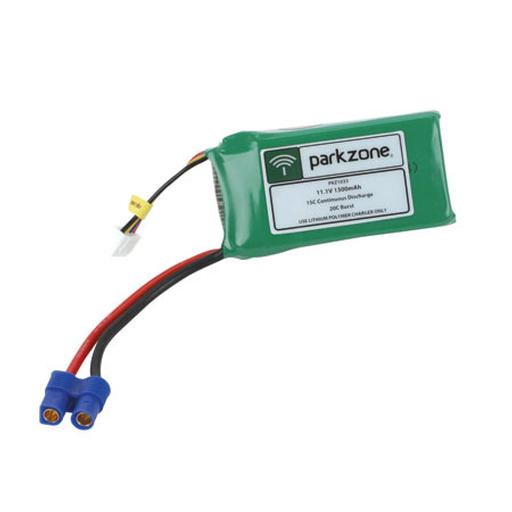 ParkZone 11.1V 1300mAh LiPo Battery with EC3 Connector