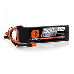 Click here to learn more about the Spektrum 1800mAh 6S 22.2V 50C Smart LiPo Battery; IC3.