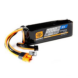 Click here to learn more about the Spektrum 2200mAh 3S 9.9V Smart LiFe ECU Battery; IC3.