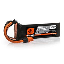 Click here to learn more about the Spektrum 2200mAh 4S 14.8V 50C Smart LiPo Battery; IC3.