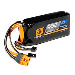 Click here to learn more about the Spektrum 3200mAh 3S 9.9V Smart LiFe ECU Battery; IC3.
