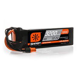 Click here to learn more about the Spektrum 3200mAh 6S 22.2V 100C Smart LiPo Battery; IC3.