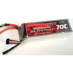 Click here to learn more about the Thunder Power RC 5000mAh 6S 22.2V G8 Pro Force 70C LiPo.