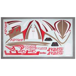 Click here to learn more about the FMS Red Avanti - Decal Sheet.