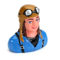 Click here to learn more about the Hangar 9 1/6 Pilot - ''Linda'' with Helmet and Goggles.