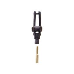Click here to learn more about the Dubro Products Long Arm Micro Clevis, Black, (.032), 2/Pk.