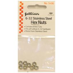 Click here to learn more about the Sullivan Products 6-32" Replacement Nuts (8).