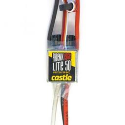 Click here to learn more about the Castle Creations Phoenic Edge Lite 50-Amp 34V ESC w/5 Amp BEC.