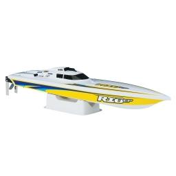 Click here to learn more about the AquaCraft Rio EP Offshore Superboat RTR.