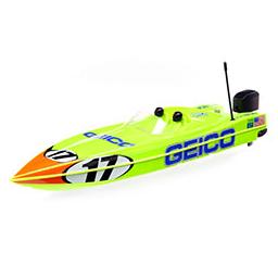 Click here to learn more about the Pro Boat Miss GEICO 17 Power Rac DeepV w/SMART Chg&Batt:RTR.