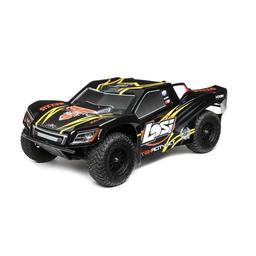 Click here to learn more about the Losi TENACITY SCT RTR, AVC: 1/10 4WD BLACK/Yellow.
