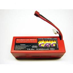 Click here to learn more about the Calandra Racing Concepts (CRC) 14.8V 5300mAh 40C Lipo Battery w/ Deans Connector.